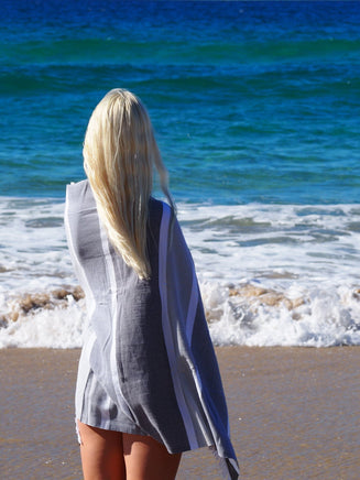 SORRENTO TURKISH COTTON TOWEL - MONOCHROME Click Frenzy: The Main Event Kings Warehouse 