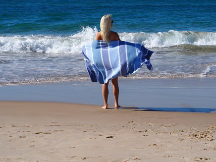 SORRENTO TURKISH COTTON TOWEL - SKY Click Frenzy: The Main Event Kings Warehouse 