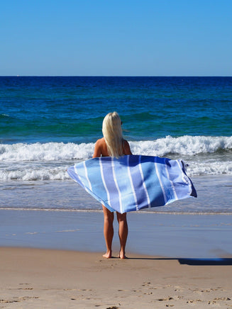 SORRENTO TURKISH COTTON TOWEL - SKY Click Frenzy: The Main Event Kings Warehouse 