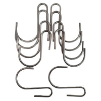 Stainless Steel Hanging Hooks 9cm x 7cm 10 Pieces Garden Tools Kings Warehouse 