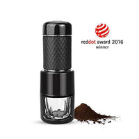 STARESSO Coffee Maker Red Dot Award Winner Portable Espresso Cappuccino Quick Cold Brew Manual Coffee Maker Machines All in One - Black Kitchenware Kings Warehouse 
