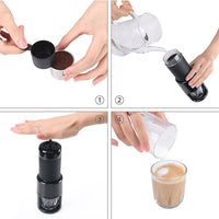 STARESSO Coffee Maker Red Dot Award Winner Portable Espresso Cappuccino Quick Cold Brew Manual Coffee Maker Machines All in One - Black Kitchenware Kings Warehouse 