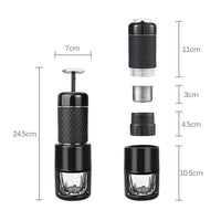 STARESSO Coffee Maker Red Dot Award Winner Portable Espresso Cappuccino Quick Cold Brew Manual Coffee Maker Machines All in One - Pink Outdoor Kings Warehouse 