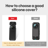 STARTRC Silicone Protective Case for Insta360 One X3 Camera Acessories Soft Kings Warehouse 