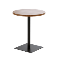 Steel Square 45cm Restaurant Cafe Office Table Base Leg Kings Warehouse 