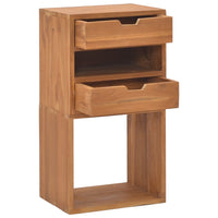Storage Cabinet 40x30x76 cm Solid Teak Wood bedroom furniture Kings Warehouse 