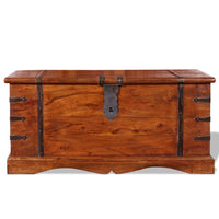 Storage Chest 90x40x40 cm Solid Wood Kings Warehouse 