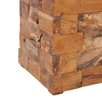 Storage Stool Solid Teak Wood Kings Warehouse 