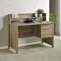 Study Desk with 2 Drawers Natural Wood like MDF Office Desk Table Kings Warehouse 