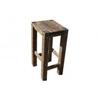 Sturdy Stool Black Brush Finish Bar Stools Kings Warehouse 