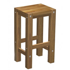Sturdy Stool Natural oil Finish Bar Stools Kings Warehouse 
