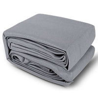 Sun Shade Sail Cloth Shadecloth Rectangle Canopy Grey 280gsm 3x3m Kings Warehouse 