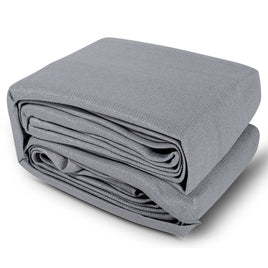 Sun Shade Sail Cloth Shadecloth Rectangle Canopy Grey 280gsm 3x3m Kings Warehouse 