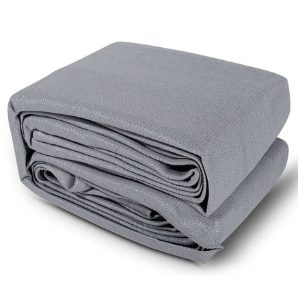 Sun Shade Sail Cloth Shadecloth Rectangle Canopy Grey 280gsm 3x3m Kings Warehouse 