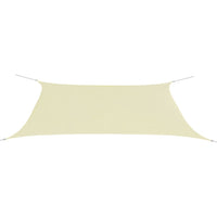 Sunshade Sail Oxford Fabric Rectangular 4x6 m Cream
