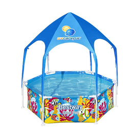Swimming Pool Above Ground Plays Kids Steel Pro&trade; Mist Shade Pools Mega Winter Sale Kings Warehouse 
