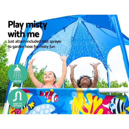 Swimming Pool Above Ground Plays Kids Steel Pro&trade; Mist Shade Pools Mega Winter Sale Kings Warehouse 