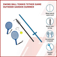 Swing Ball Tennis Tether Game Outdoor Garden Summer Kings Warehouse 