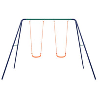 Swing Set with 2 Seats Steel Kings Warehouse 