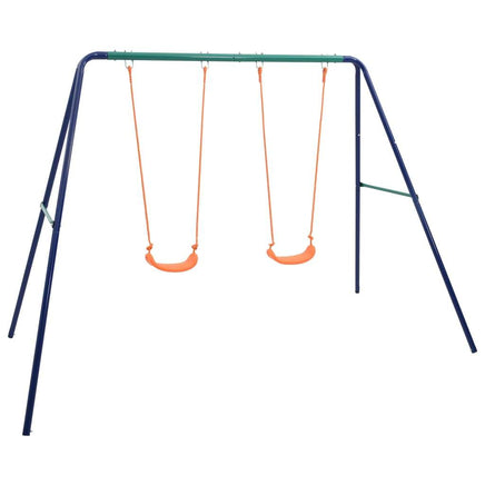 Swing Set with 2 Seats Steel Kings Warehouse 