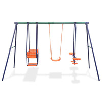 Swing Set with 5 Seats Orange Kings Warehouse 