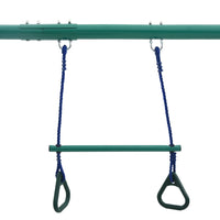 Swing Set with Gymnastic Rings and 4 Seats Steel Kings Warehouse 