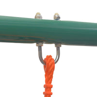 Swing Set with Slide and 3 Seats Orange Kings Warehouse 