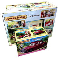 Sylvanian Families Famliy Cruising Car & Caravan Bundle Pack Kids Supplies Kings Warehouse 
