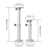 Table Pedestal Telescopic Furniture Leg for RV Marine Boat Caravan Motorhome Kings Warehouse 