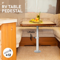 Table Pedestal Telescopic Furniture Leg for RV Marine Boat Caravan Motorhome Kings Warehouse 