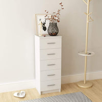 Tall Chest of Drawers  41x35x106 cm White