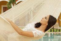 The out and about Mayan Legacy hammock Doble Size in Cream colour Kings Warehouse 