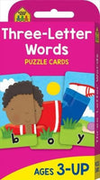 Three-letter Words : School Zone Puzzle Cards Kings Warehouse 