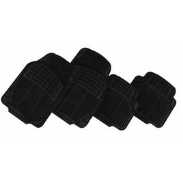 THUNDER 4-Piece Car Mat - BLACK [Rubber] Others Kings Warehouse 