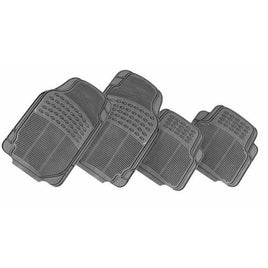 THUNDER 4-Piece Car Mat - GREY [Rubber] Others Kings Warehouse 