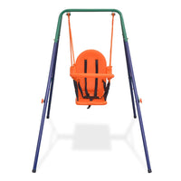 Toddler Swing Set with Safety Harness Orange Kings Warehouse 