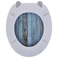 Toilet Seats with Hard Close Lids MDF Old Wood Kings Warehouse 