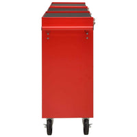 Tool Trolley with 21 Drawers Steel Red Kings Warehouse 