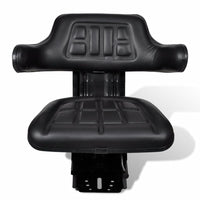 Tractor Seat with Suspension Black Kings Warehouse 