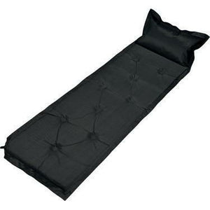 Trailblazer 9-Points Self-Inflatable Polyester Air Mattress With Pillow - BLACK Kings Warehouse 