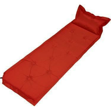 Trailblazer 9-Points Self-Inflatable Polyester Air Mattress With Pillow - RED Kings Warehouse 