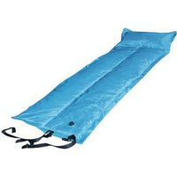 Trailblazer Self-Inflatable Foldable Air Mattress With Pillow - LIGHT BLUE Kings Warehouse 