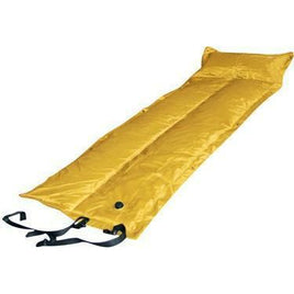 Trailblazer Self-Inflatable Foldable Air Mattress With Pillow - YELLOW Kings Warehouse