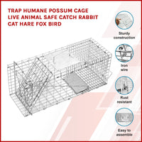 Trap Humane Possum Cage Live Animal Safe Catch Rabbit Cat Hare Fox Bird Kings Warehouse 