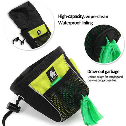 Treat Bag Neon Yellow M dog supplies Kings Warehouse 