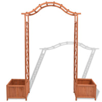 Trellis Rose Arch with Planters 180x40x205 cm Kings Warehouse 