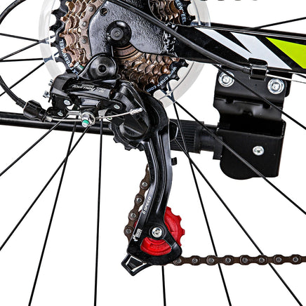 Trinx 700C Road Bike TEMPO1.0 Shimano 21 Speed Racing Bicycle 53cm Black/Green Kings Warehouse 