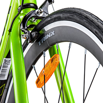 Trinx 700C Road Bike TEMPO1.0 Shimano 21 Speed Racing Bicycle 53cm Black/Green Kings Warehouse 