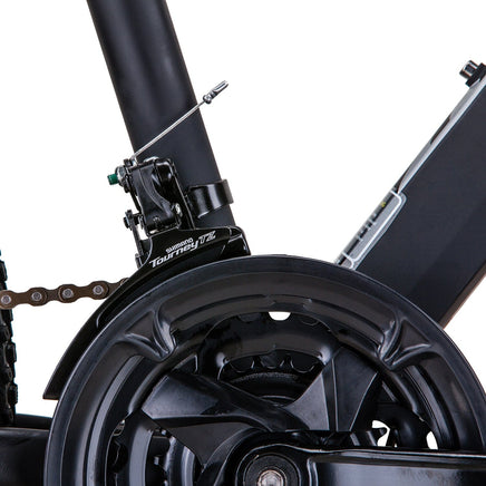 Trinx MTB Mens Mountain Bike 26 inch Shimano Gear 21-Speed [Colour: Matt Black White/Red] [Size Of Frame: 19 inches] Kings Warehouse 