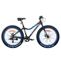 Trinx Tiger T106 Fat Bike Shimano 7 Speed Bicycle Blue Kings Warehouse 